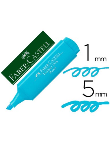Rotulador faber fluorescente 1546 color pastel...