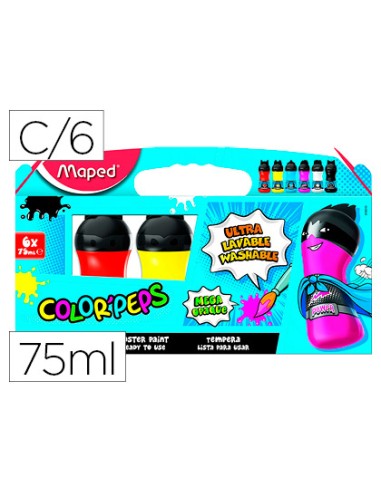 Tempera maped color peps ultra lavable caja de...