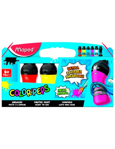 Tempera maped color peps ultra lavable caja de...