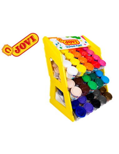 Tempera escolar jovi 35 ml expositor sobremesa...