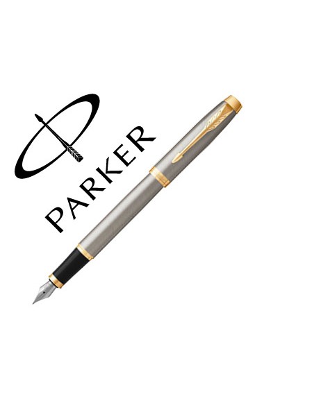 Pluma parker im metal cepillado gt