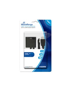 Cable hdmi a vga jack 3.5...