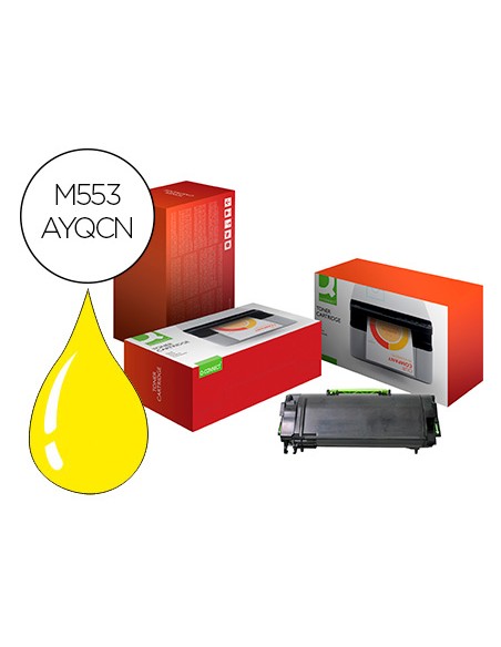 Toner compatible clover hp cf362a laserjet m552 / m553 amarillo