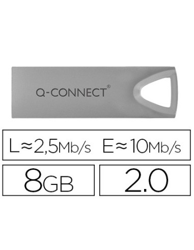 Memoria usb q-connect flash premium 8 gb 2.0