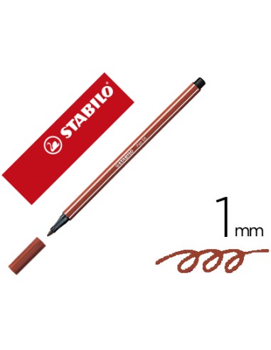 Rotulador stabilo acuarelable pen 68 sanguina...