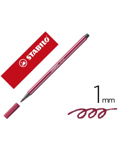 Rotulador stabilo acuarelable pen 68 purpura...