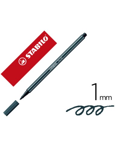 Rotulador stabilo acuarelable pen 68 gris...
