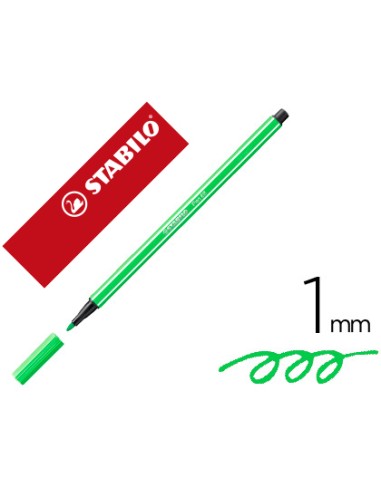 Rotulador stabilo acuarelable pen 68 esmeralda...