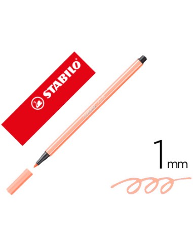 Rotulador stabilo acuarelable pen 68 carne...