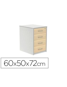 Cajonera rocada con cuatro...