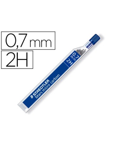 Minas staedtler mars micro grafito 0,7 mm 2h...