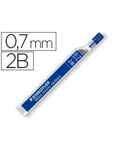 Minas staedtler mars micro grafito 0,7 mm 2b...
