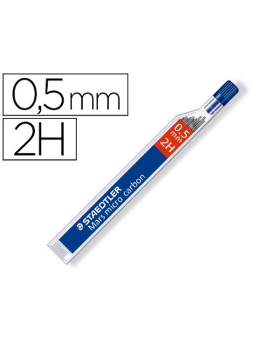 Minas staedtler mars micro grafito 0,5 mm 2h...