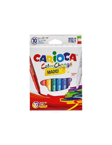 Rotulador carioca cambia color tinta magica...