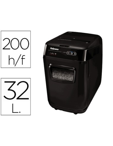 Destructora de documentos fellowes automax 200m...