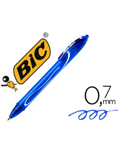 Boligrafo bic gelocity quick dry retractil...