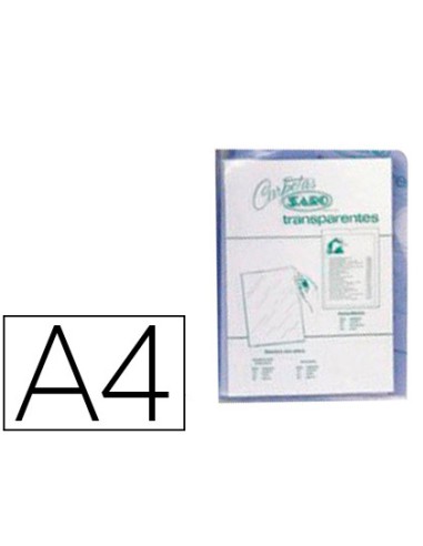 Carpeta dossier uñero saro pvc din a4 280 mc...