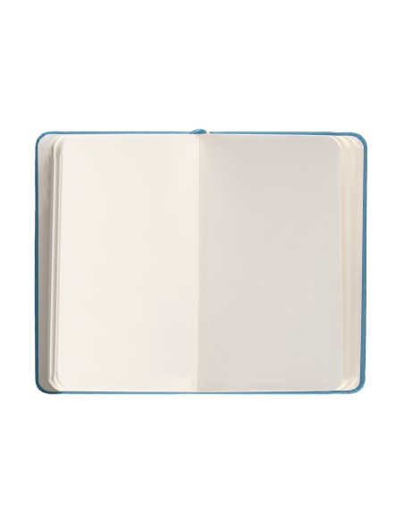 Cuaderno con gomilla antartik notes tapa dura a6 hojas rayas azul claro 100 hojas 80 gr fsc