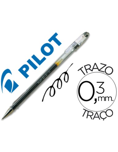 Boligrafo pilot g-1 negro tinta gel