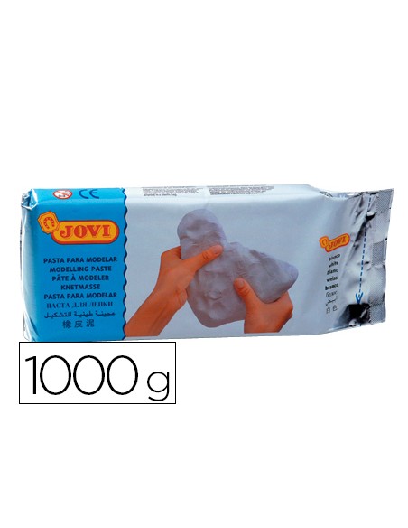 Pasta para modelar jovi 1000 g color blanco