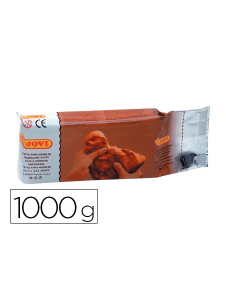 Pasta para modelar jovi 1000 g terracota