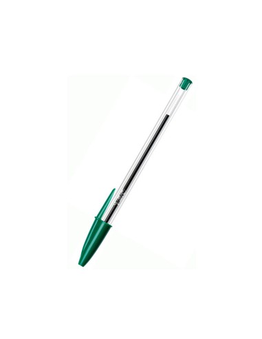 Boligrafo bic cristal original tinta verde unidad