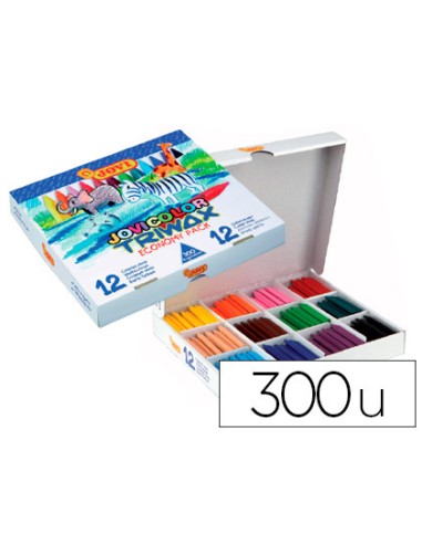 Lapices cera jovicolor triwax caja de 300...