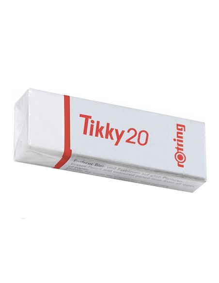 Goma de borrar rotring tikky 20 blanca