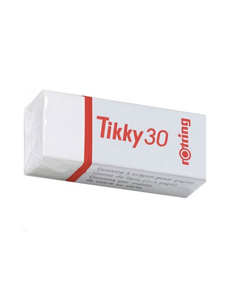 Goma de borrar rotring tikky 30 blanca