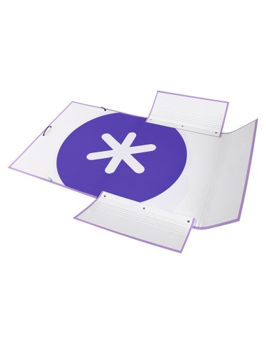 Carpeta antartik gomas a4 3 solapas carton...