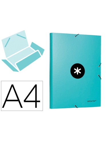 Carpeta antartik gomas a4 3 solapas carton...