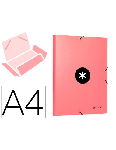 Carpeta antartik gomas a4 3 solapas carton...