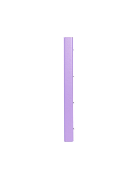 Carpeta con recambio antartik a4 cuadro 5mm forrada 4 anillas 25mm redondas color lavanda