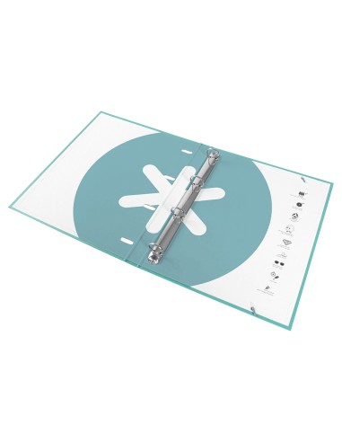 Carpeta con recambio antartik a4 cuadro 5mm...