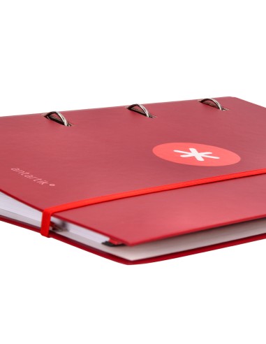 Carpeta con recambio antartik a4 cuadro 5mm...