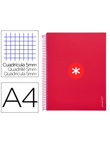 Cuaderno espiral a4 micro antartik tapa forrada...