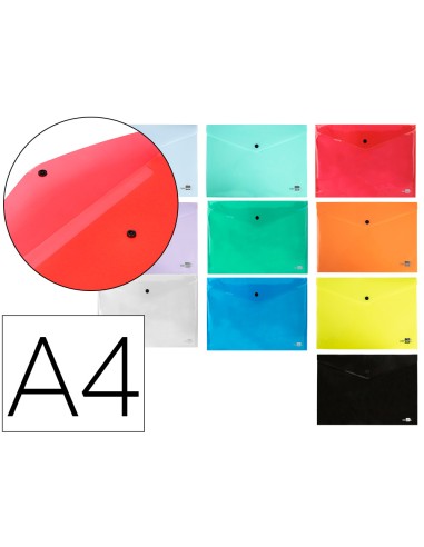 Carpeta liderpapel dossier broche transparente...