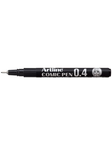 Rotulador artline calibrado micrometrico negro comic pen ek-288 punta poliacetal 0,8 mm resistente al agua