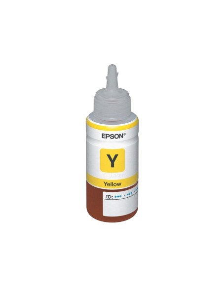 Tinta epson t6644 et2500/2550/ /14000/l475/565/575/4500 amarillo botella 70 ml 6.500 pag