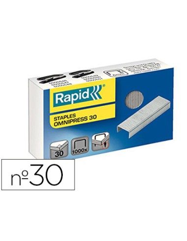 Grapas rapid omnipress 30 galvanizadas caja de...