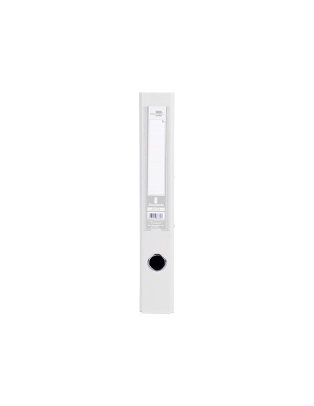 Archivador de palanca liderpapel folio documenta forrado pvc con rado lomo 52 mm blanco compresor metalico