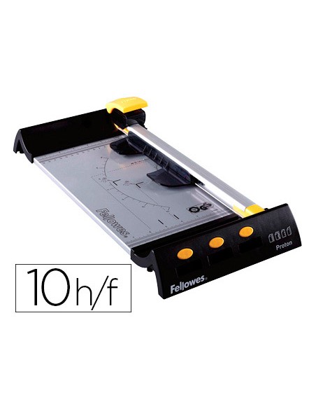 Cizalla fellowes neutron plus a4 de rodillo hasta 10 hojas 80 gr