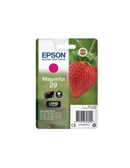 Ink-jet epson home 29 t2983 xp435/330/335/332/430/235/432 magenta 175 pag