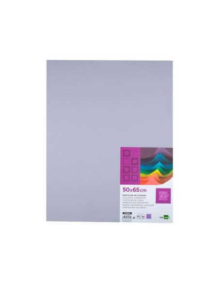 Cartulina liderpapel 50x65 cm 180g/m2 lila paquete de 25 hojas