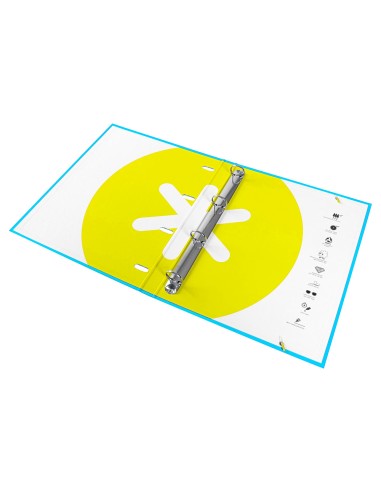 Carpeta con recambio antartik a4 cuadro 5mm...