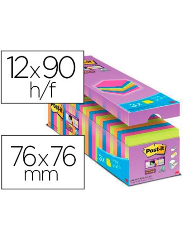 Bloc de notas adhesivas quita y pon post-it...