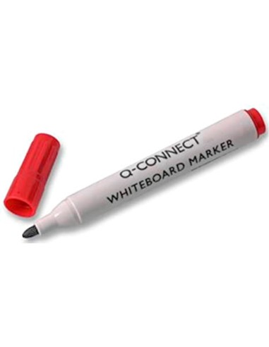 Rotulador q-connect pizarra blanca color rojo...