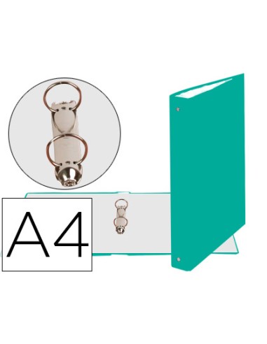 Carpeta de 2 anillas 30mm redondas exacompta...