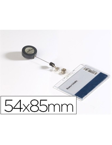 Identificador con cordon extensible durable...