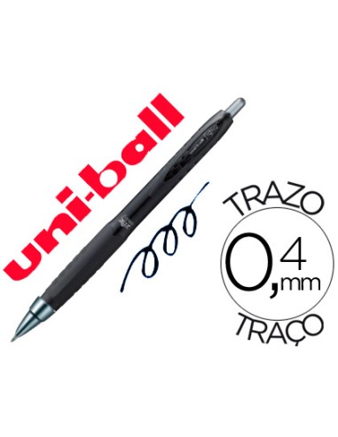 Boligrafo uni-ball roller umn-307 retractil 0,7...